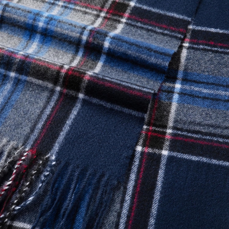 CALVIN & OLIVIA Cashmere Feel Scarf Soft Winter Ombre Nova Buffalo Tartan Tweed Houndstooth Plaid Chic Gift for Men Women - Image 4